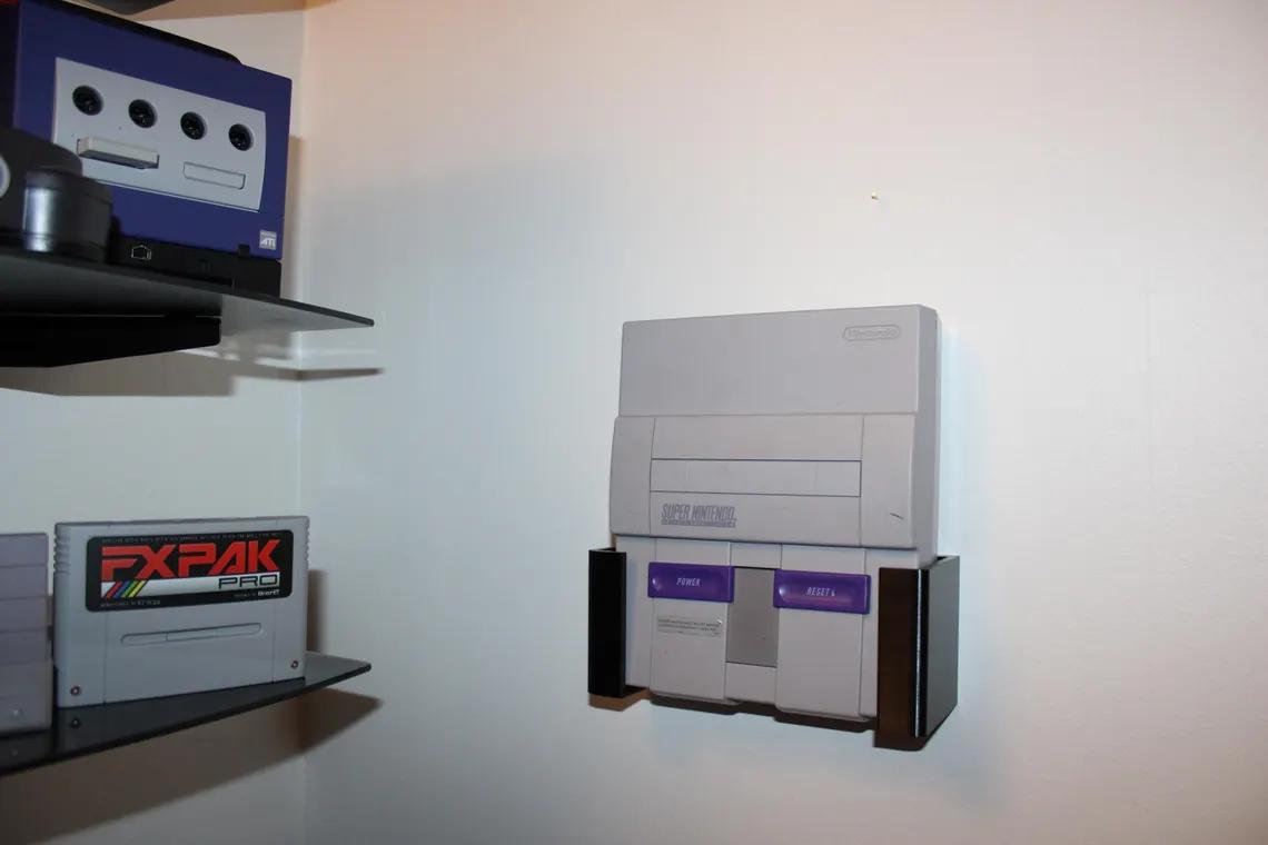SNES Wall Mount -- Digital STL File